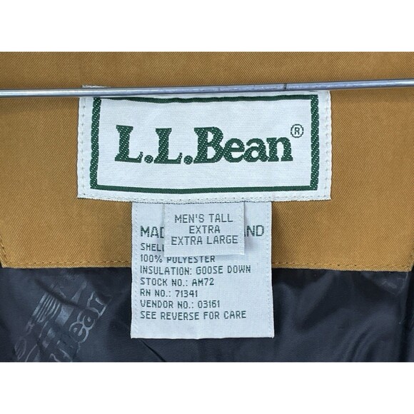 L.L.Bean Men Tall XL Vintage Chore Coat Removable Goose Down Liner Barn Workwear - Picture 11 of 16